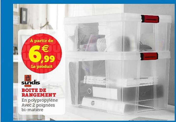 boit de rangement sundis