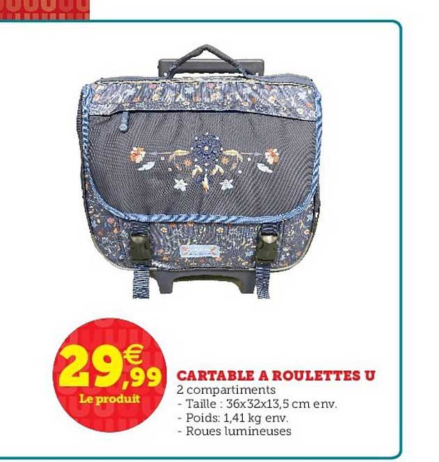 Cartable à Roulettes U