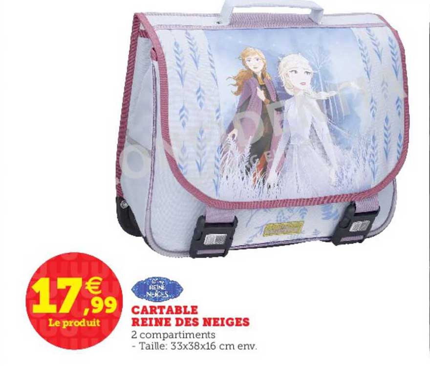 cartable reine des neiges