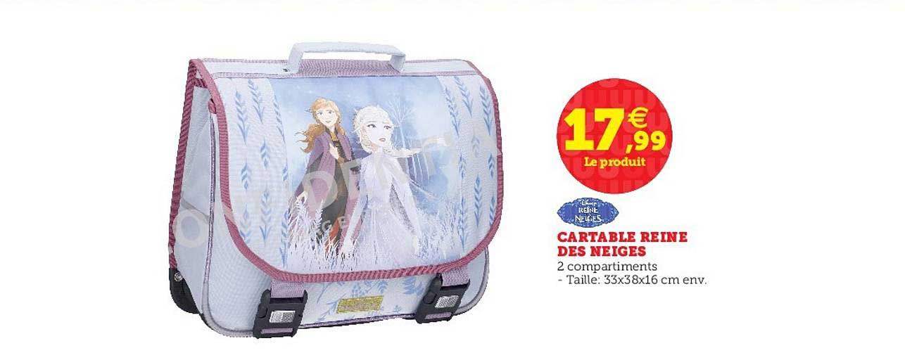 cartable reine des neiges