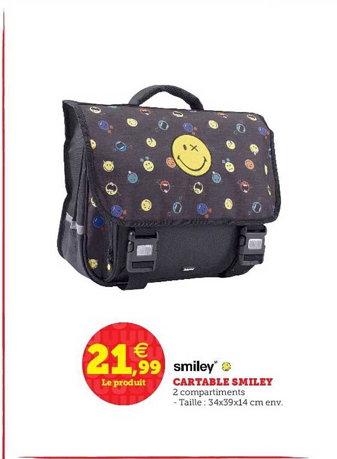 Cartable Smiley'
