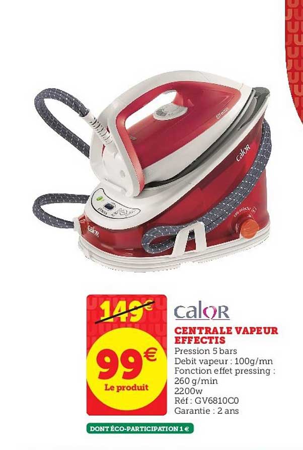 central vapeur effects calor