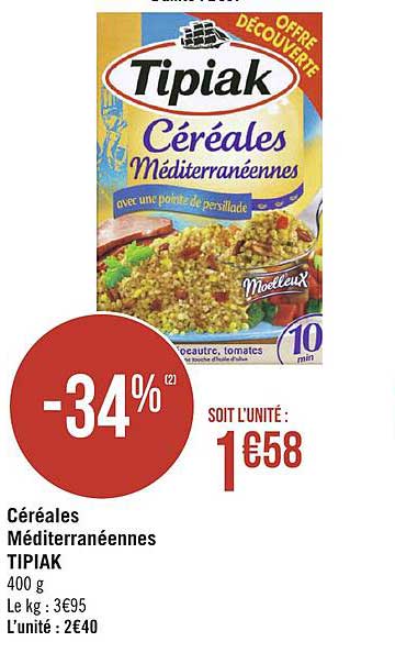Céréales Méditerranéennes Tipiak