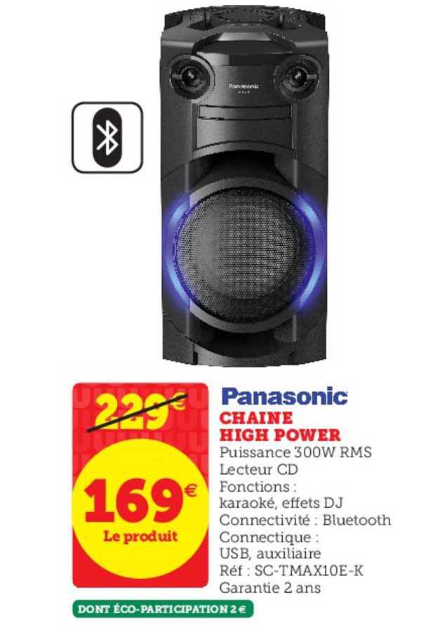 chaine high power panasonic