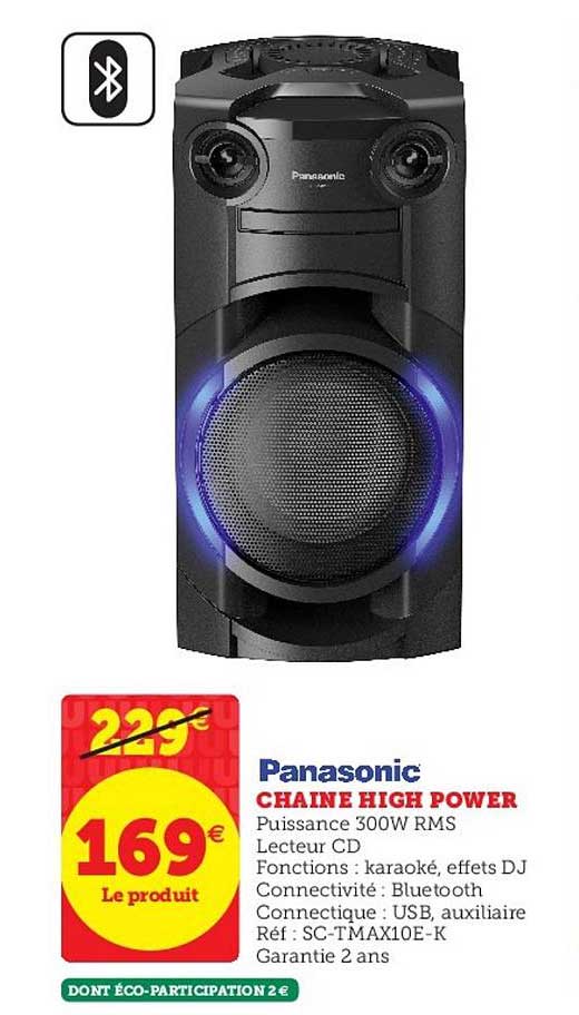 chaîne high power panasonic