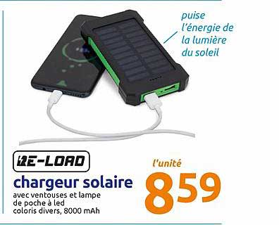 chargeur solaire re load