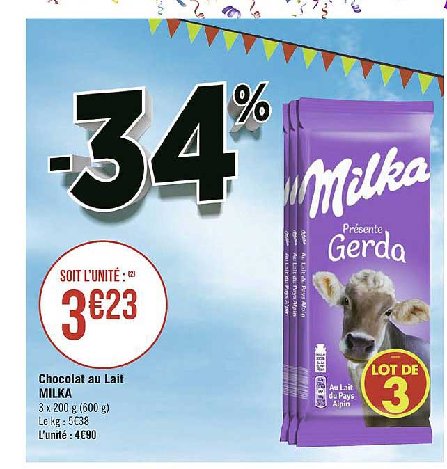 Chocolat Au Lait Milka