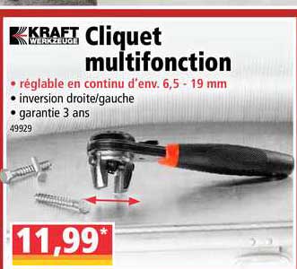 Cliquet Multifonction Kraft Werkzeuge