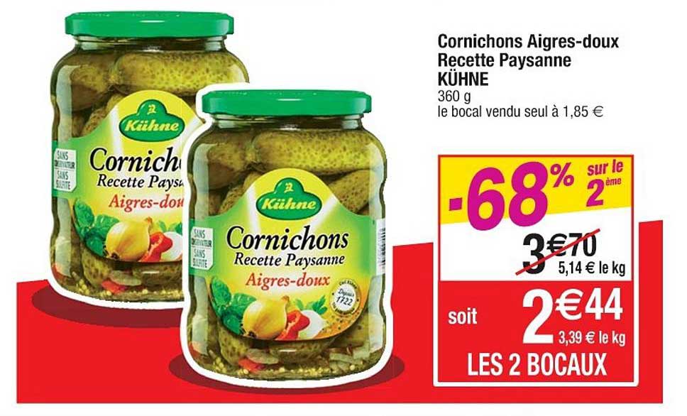 Cornichons Aigres Doux Recettes Paysannes Kühne