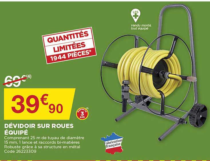 Dévidoir Sur Roues équipé