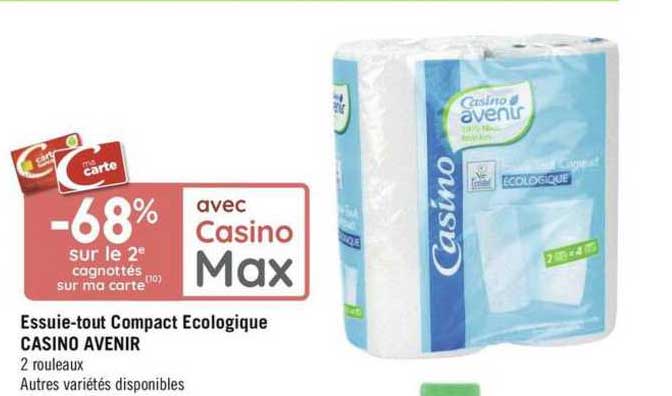 essuie tout compact écologique casino avenir