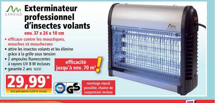 exterminateur professionnel d'insectes volants gardigo