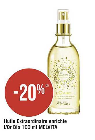 Huile Extraordinaire Enrichie L'or Bio 100 Ml Melvita
