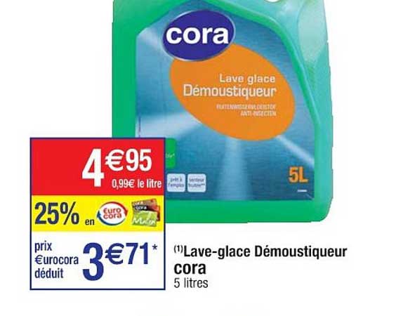 lave glace démoustiqueur cora