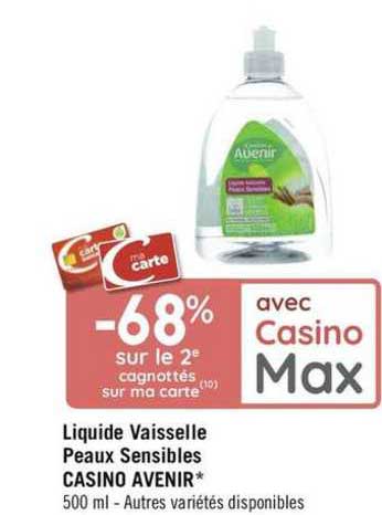 liquide vaisselle peaux sensibles casino avenir