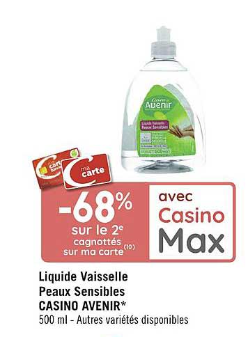 liquide vaisselle peaux sensibles casino avenir