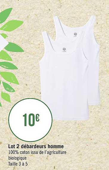 Lot 2 Débardeurs Homme