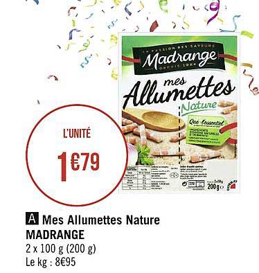 mes allumettes nature madrange