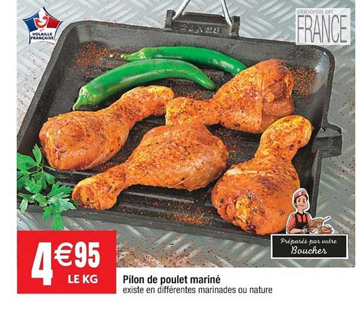 Pilon De Poulet Mariné