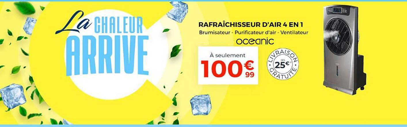 rafraîchisseur d'air 4 en 1 oceanic