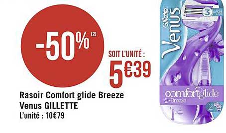 rasoir comfort glide breeze