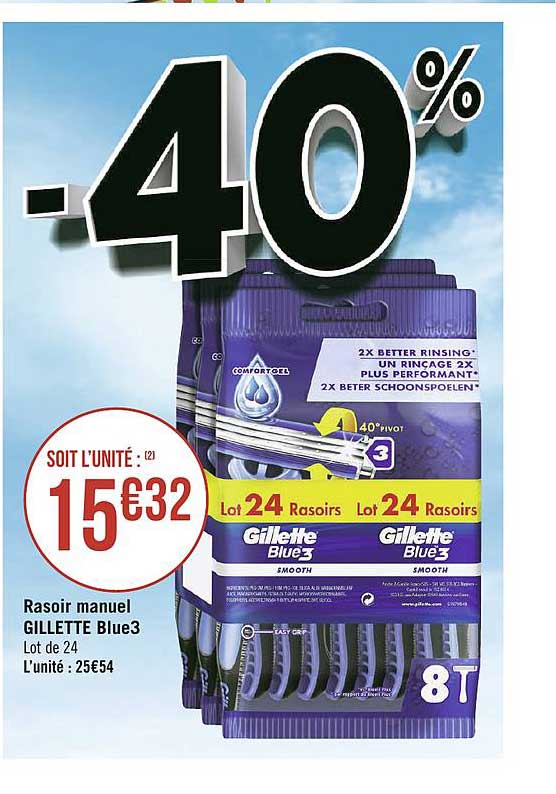 rasoir manuel gillette blue3