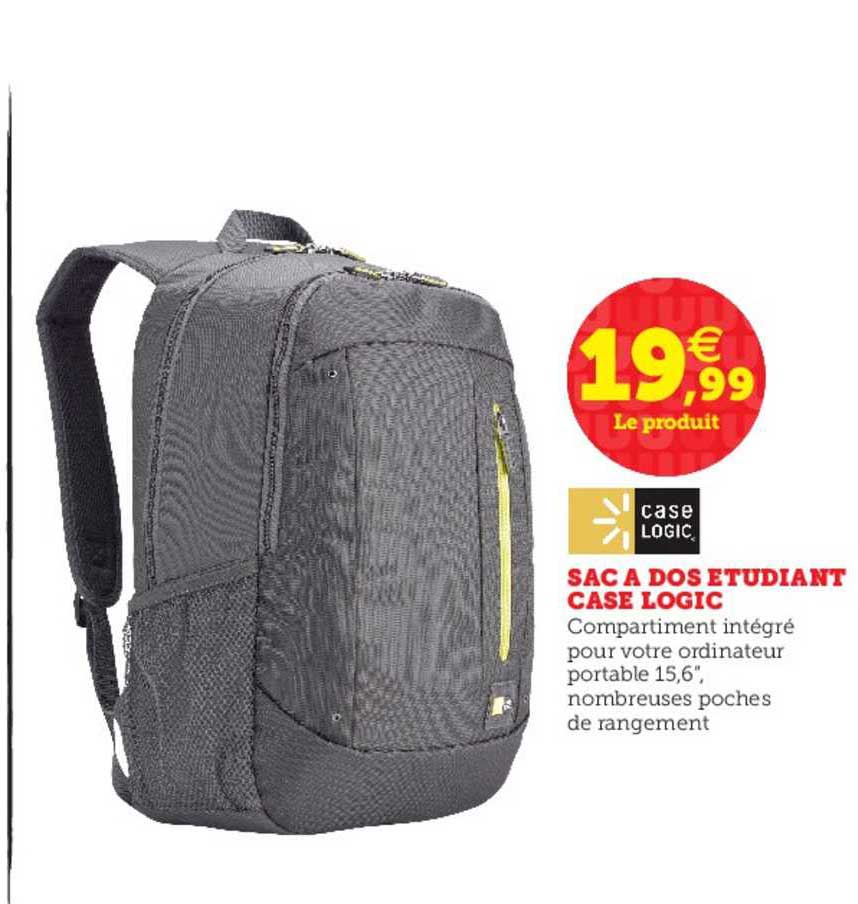 sac à dos étudiant case logic
