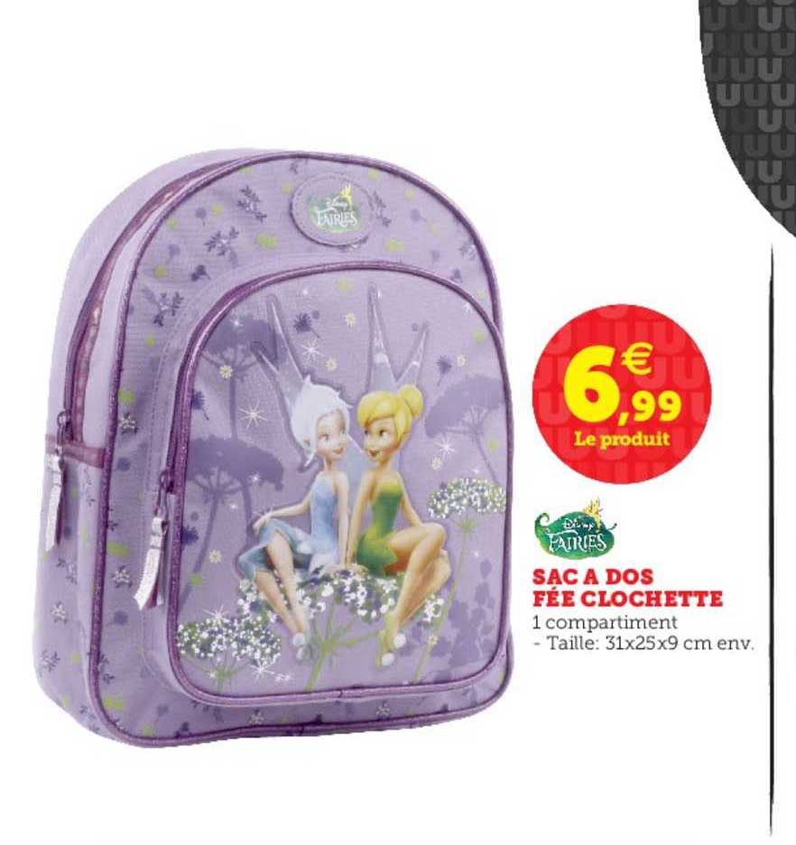 sac à dos fée clochette