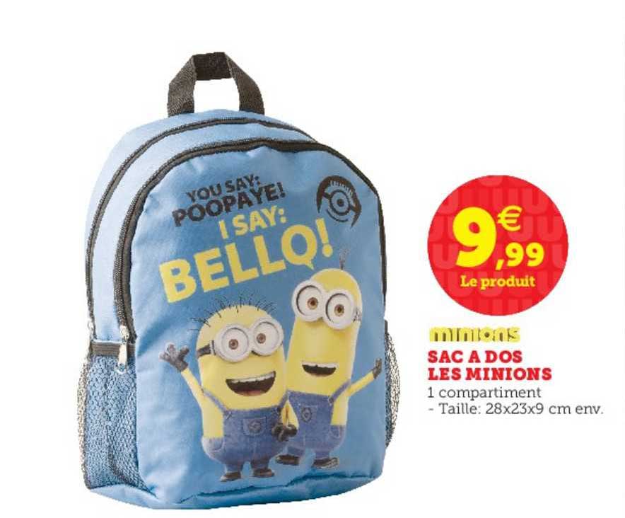 Sac à Dos Les Minions