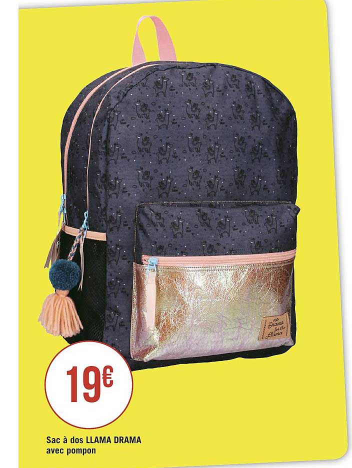 sac à dos llama drama