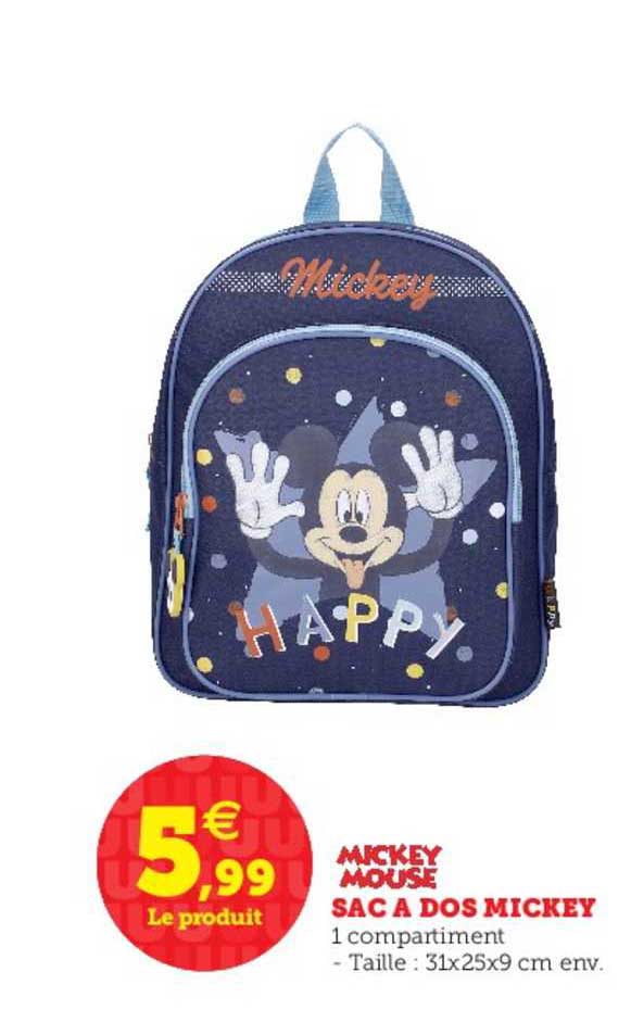 sac à dos mickey mouse