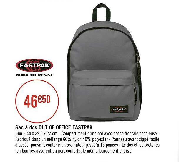 sac à dos out of office eastpak