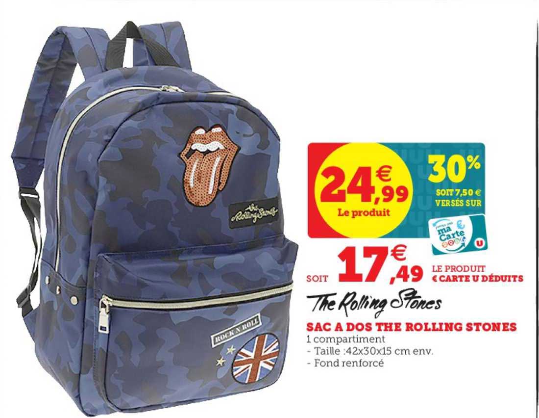 sac à dos the rolling stones