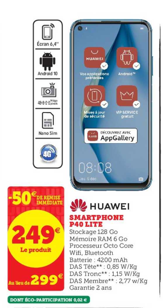 smartphone p40 lite huawei