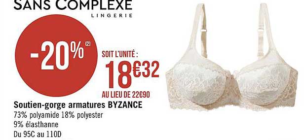soutien gorge armatures byzance