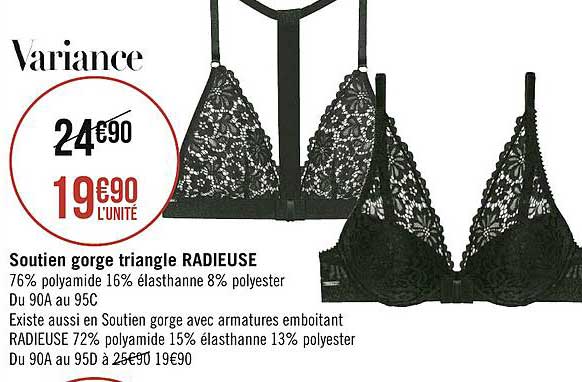 soutien gorge triangle radieuse