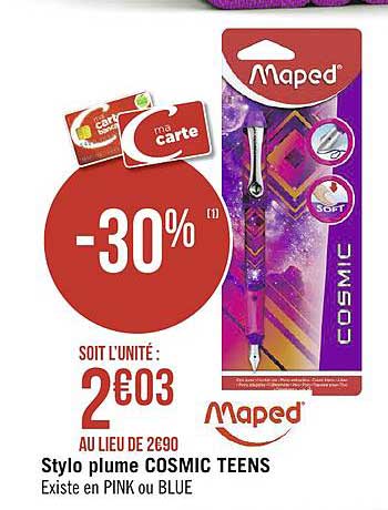 stylo plume cosmic teens maped