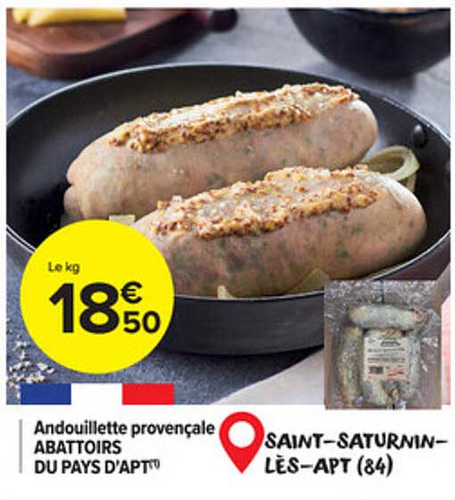 andouillette provençale abattoirs du pays d'apt