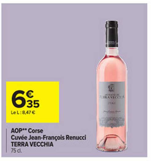 aop corse cuvée jean-françois renucci terra vecchia