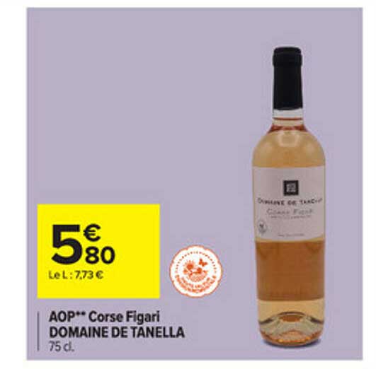 aop corse figari domaine de tanella