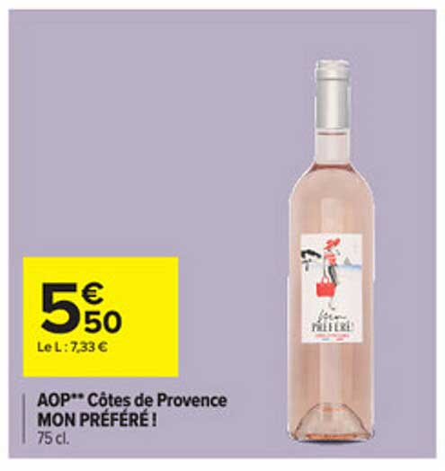 aop côtes de provence mon préféré!