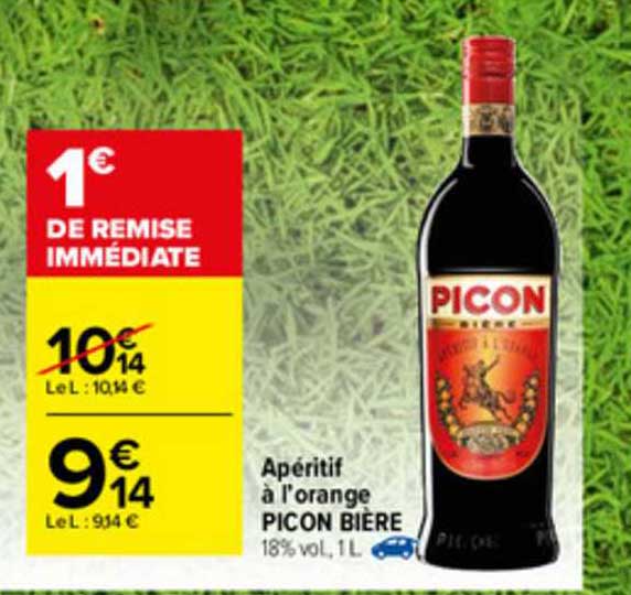 apéritif à l'orange picon bière
