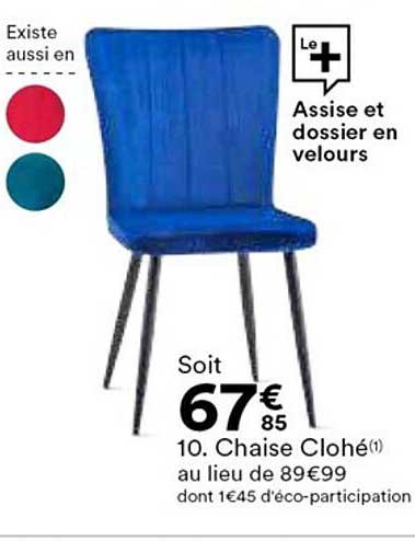 chaise clohé