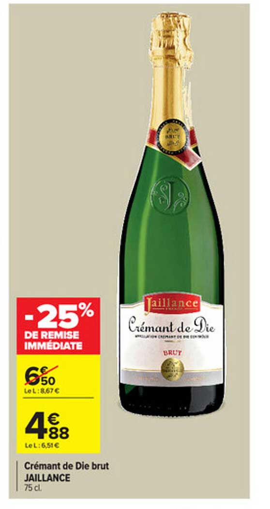 crémant de die brut jaillance