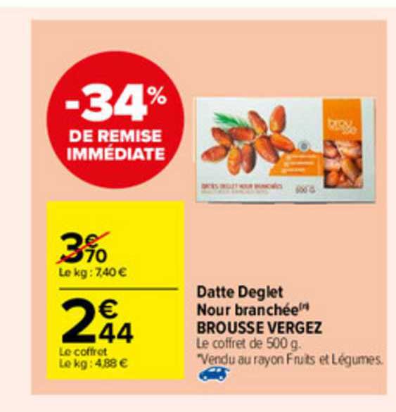 datte deglet nour branchée brousse vergez