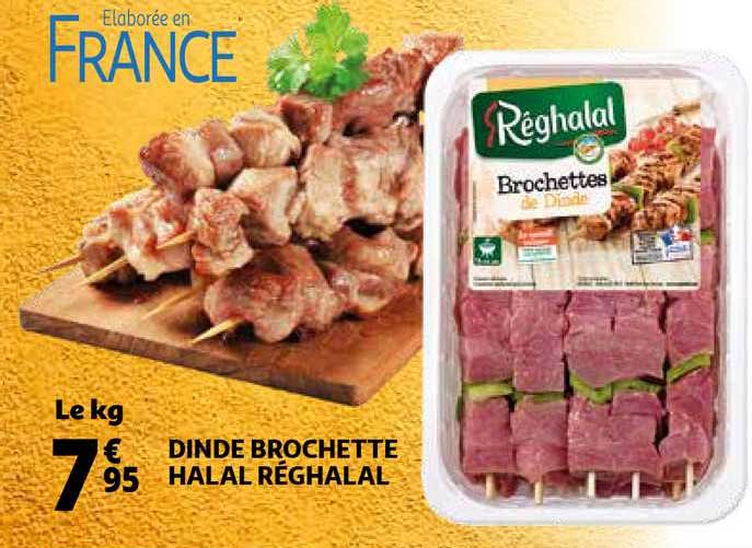 Dinde Brochette Halal Réghalal