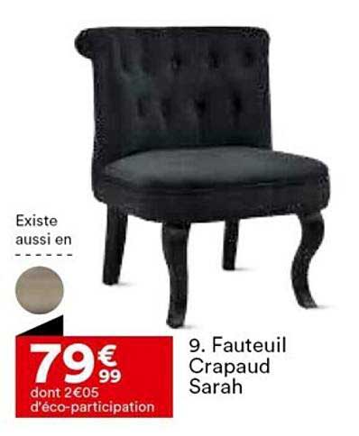 Fauteuil Crapaud Sarah