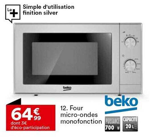four micro-ondes monofonction beko