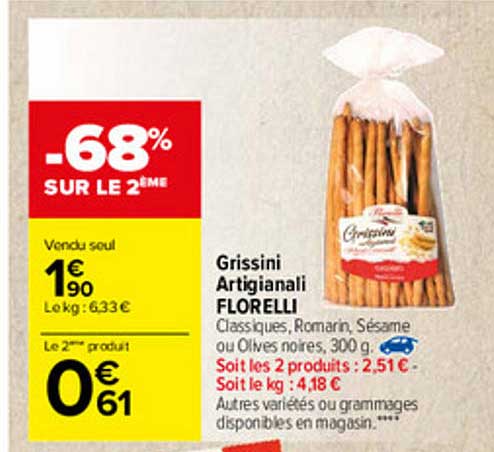 grissini artigianali florelli