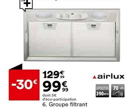 groupe filtrant airlux